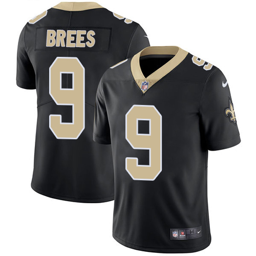 2019 Men New Orleans Saints #9 Brees black Nike Vapor Untouchable Limited NFL Jersey